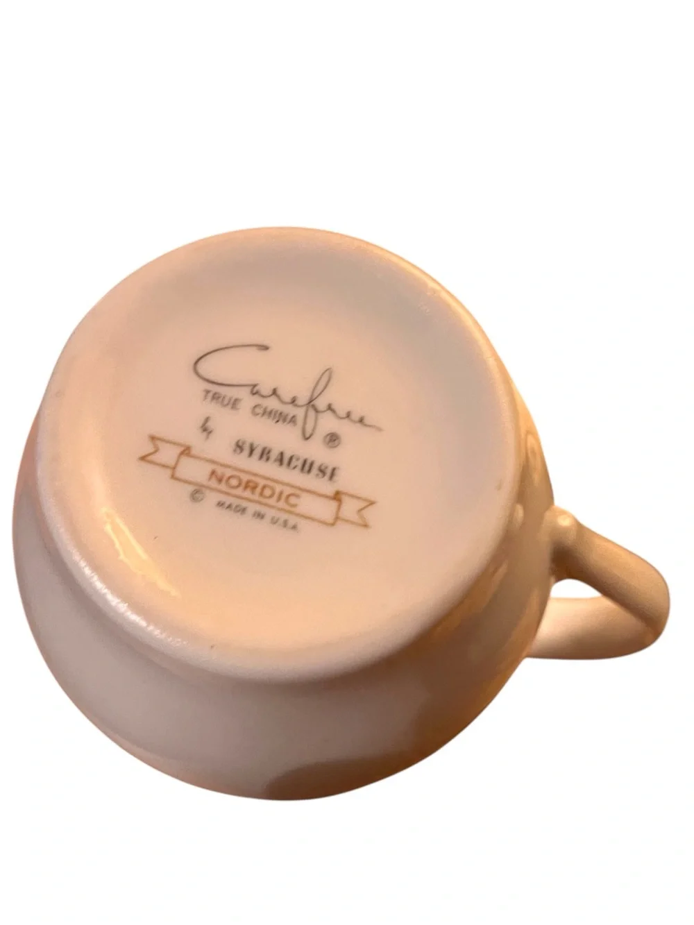 Vintage Syracuse China Nordic Creamer MCM Atomic Mid Century Modern